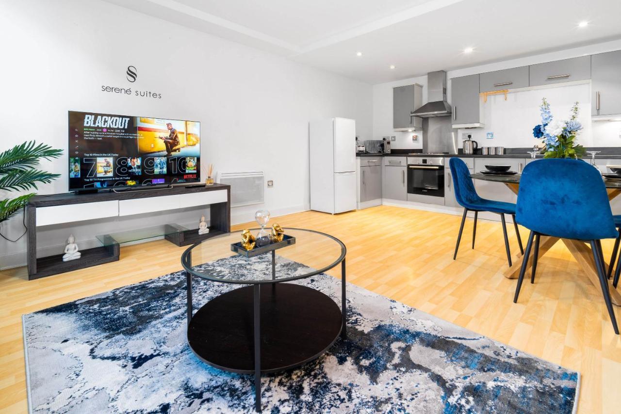 Beautiful Birmingham Central Spacious Apartment-Free Parking, Wifi, Contractors, Hs2, Bullring, Birmingham City Fc Dış mekan fotoğraf